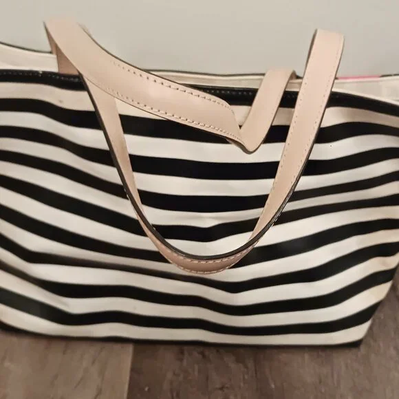 Kate Spade Splash Out Stripe Sunglasses Beach Tote - Picture 8 of 16